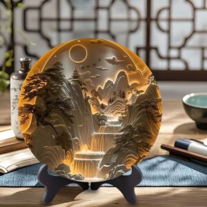 Amber Crystal Globe
